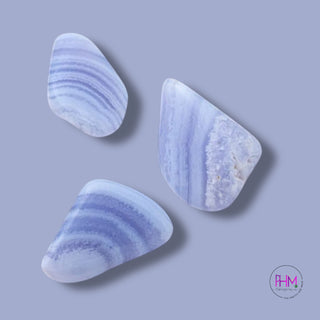 Enchanted Blue Lace Agate Crystal 💙🤍