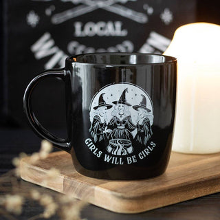 🖤 Girls Will Be Girls Witchy Mug ✨☕