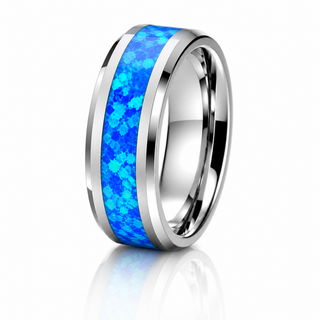 Moonlit Tides Fire Opal Ring 🌙