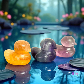 Whimsical Fluorite Ducky 🐤