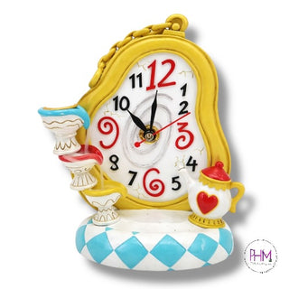 Mad Tea Party Clock Back Flow Incense Burner 🕰️