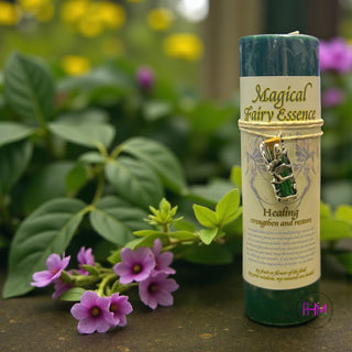 Fairy Essence Pewter Pendant Candle 🧚♀️✨🌿