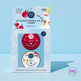 Lip Sugar Scrub & Lip Mask Snow Duo | Woolzies ❄️