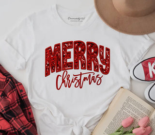 🎄 The Holly Jolly Sparkle Tee 🎄✨ (Pre-Order) 🎅🏼