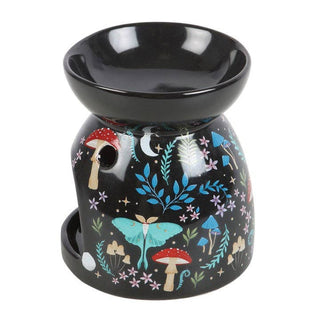 ✨ Enchanted Dark Forest Oil Burner 🌙🍄