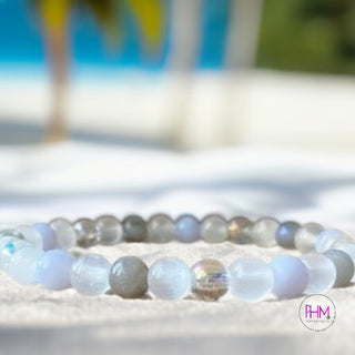 Angel Guidance Crystal Bracelet 🩵