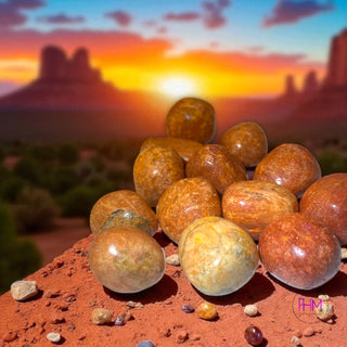 Sedona Jasper Tumbled Stone 🧡🌄