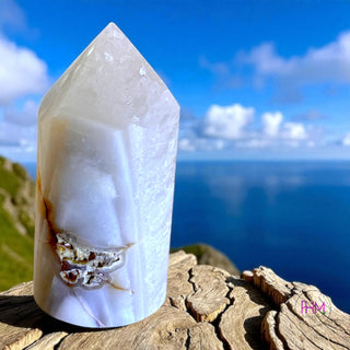 Enchanted Blue Lace Agate Crystal 💙🤍