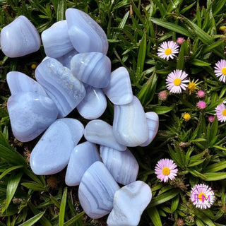 Enchanted Blue Lace Agate Crystal 💙🤍
