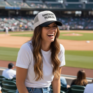 Somebody’s Problem Trucker Hat 😏🖤