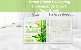 Turmeric & Ginger Detox Foot Pads | Dr. Entre's ✨🌿