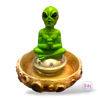 Take Me to Your Leader Alien Backflow Incense Burner 👽🚀🌙