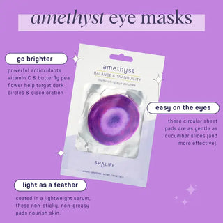 High Vibe Crystal Eye Patches ✨