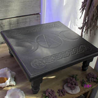 As Above So Below Triple Moon Altar Table 🌙✨🔮