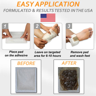 Turmeric & Ginger Detox Foot Pads | Dr. Entre's ✨🌿