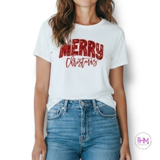 🎄 The Holly Jolly Sparkle Tee 🎄🎅🏼