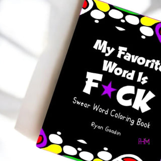 🖤 My Favorite Word Is Fuck Coloring Book 🎨