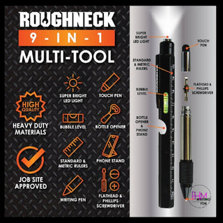 Roughneck 9-In-1 Multi-Tool Pen 🔧