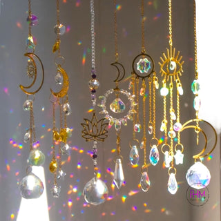 Dancing Moon Suncatcher Collection 🌙🧿