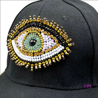 Rhinestone Evil Eye Hat 🧿