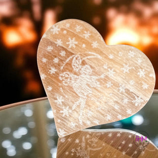 Mystic Selenite Hearts Collection