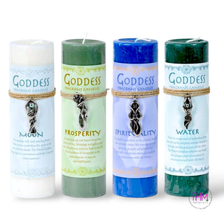 Goddess Pewter Pendant Candles 🌙🕯️✨