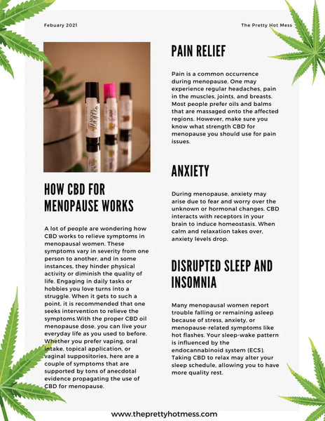 CBD for Menopause?