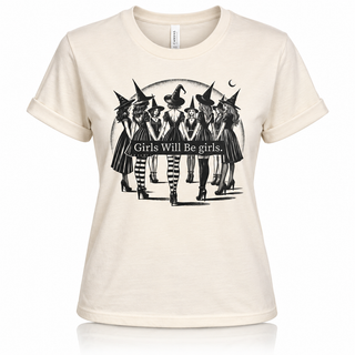 🖤 Girls Will Be Girls Sacred Circle T-Shirt 🌙