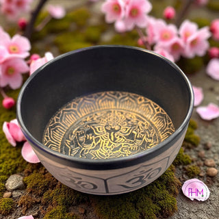 Buddha’s Kiss Hand-Etched Singing Bowl Set ✨