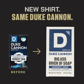 Midnight Swim Big Ass Brick of Soap | Duke Cannon 🌲💦