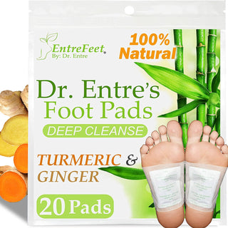 Turmeric & Ginger Detox Foot Pads | Dr. Entre's ✨🌿