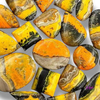 Bumble Bee Jasper Tumbled Stone 🐝💛