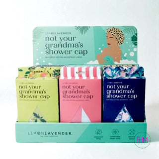 Not Your Grandma's Shower Cap | Lemon Lavender 🚿