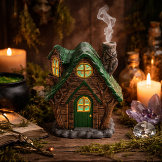 🏡 Enchanted Cottage Back Flow Incense Burner ✨🌿