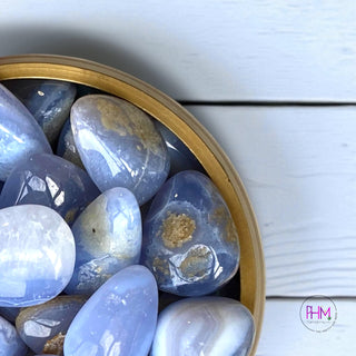 Enchanted Blue Lace Agate Crystal 💙🤍