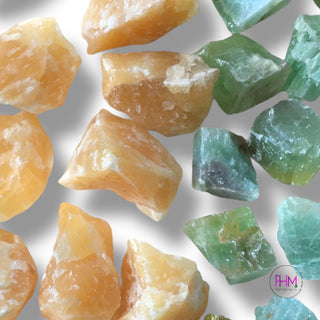 Majickal Honey Calcite Crystal Chunks 🍯
