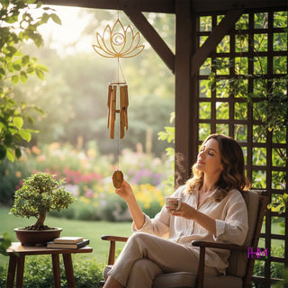 Lotus Whisper Wind Chime 🪷
