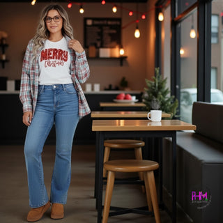 🎄 The Holly Jolly Sparkle Tee 🎄🎅🏼