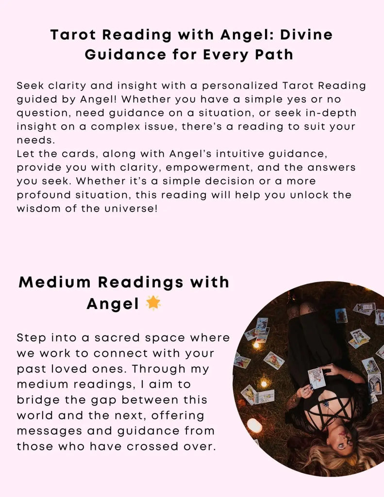 Come sit for a spell and have your cards read.....
