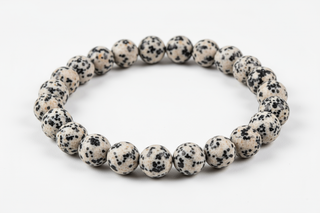 4mm dalmation jasper bracelet