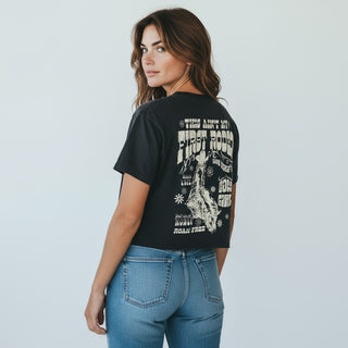 This Ain’t My First Rodeo Cowboy Vintage Crop Tee ✨🤠