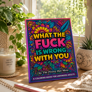 ‼️ PRE ORDER ‼️What the Fuck is Wrong With You? | A Coloring Book for Unhinged Adults 👊🏻
