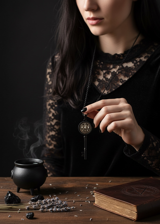 🗝️ Coven  Key Necklace | Hekate Collection