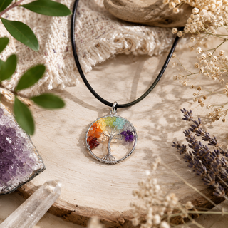 ✨ Rooted in Light Chakra Necklace 🌙🌈