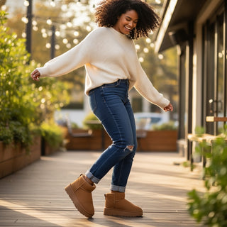 Oaklee Sherpa Ankle Bootie | Ccocci 🖤