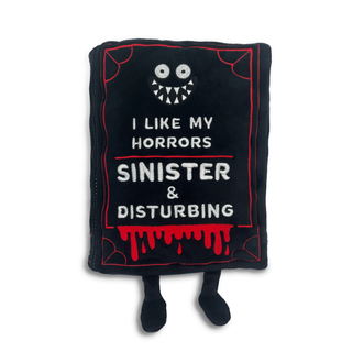📖 I Like My Horrors Sinister & Disturbing Book Plush | Punchkins