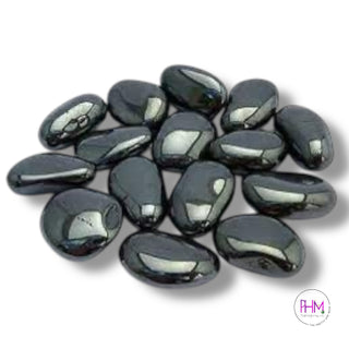 Enchanted Hematite Tumbled Stone 🖤