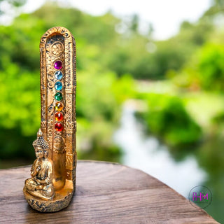 Inner Peace Chakra Crystal Incense Burner 🧘✨