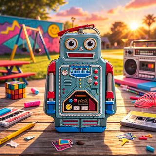 Blockhead Confetti Chasing Box 🤖✨