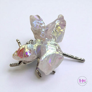 Enchanted Rainbow Quartz Dragonfly ✨